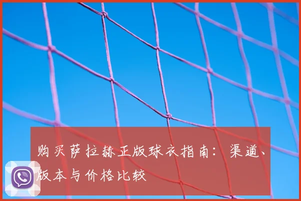 购买萨拉赫正版球衣指南：渠道、版本与价格比较
